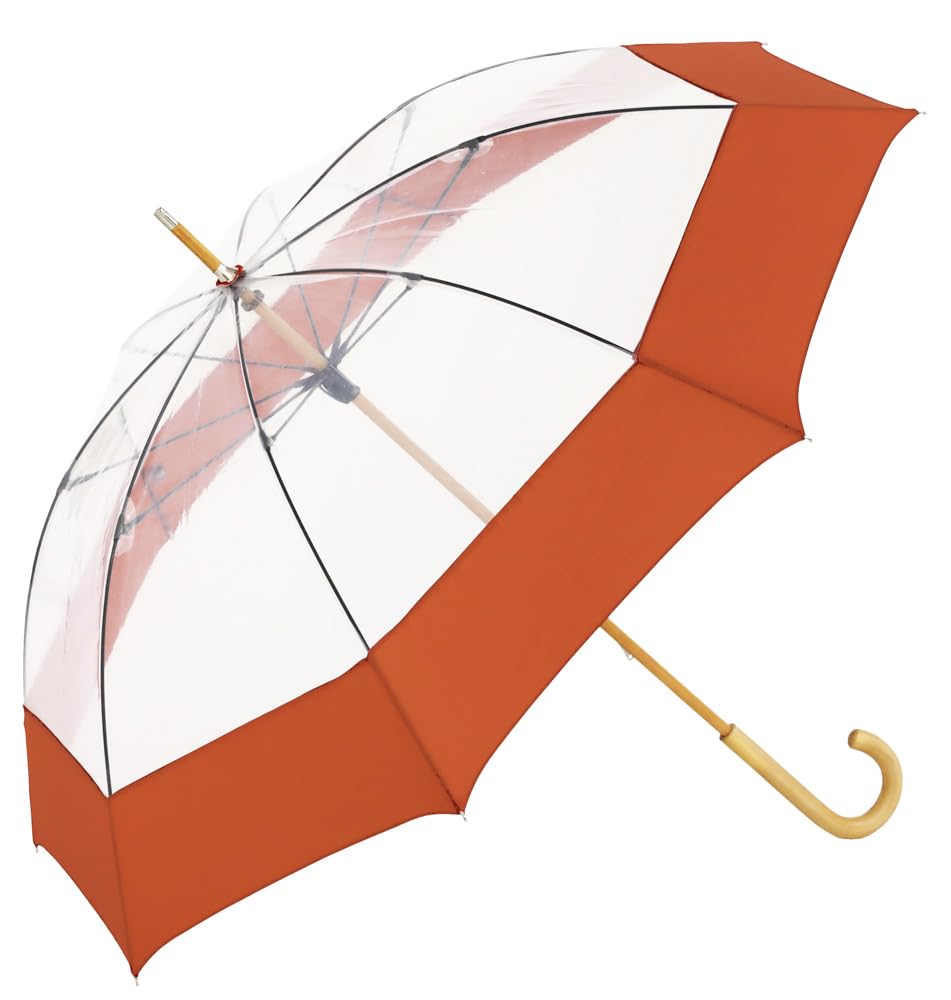 Amazon.co.jp: ビコーズ because 長傘 63cm ビニール傘 雨傘